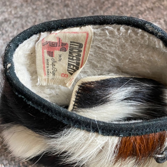 Vintage Mocatem Fur Boots Mens 8 Women's 9-9.5 - Picture 5 of 7